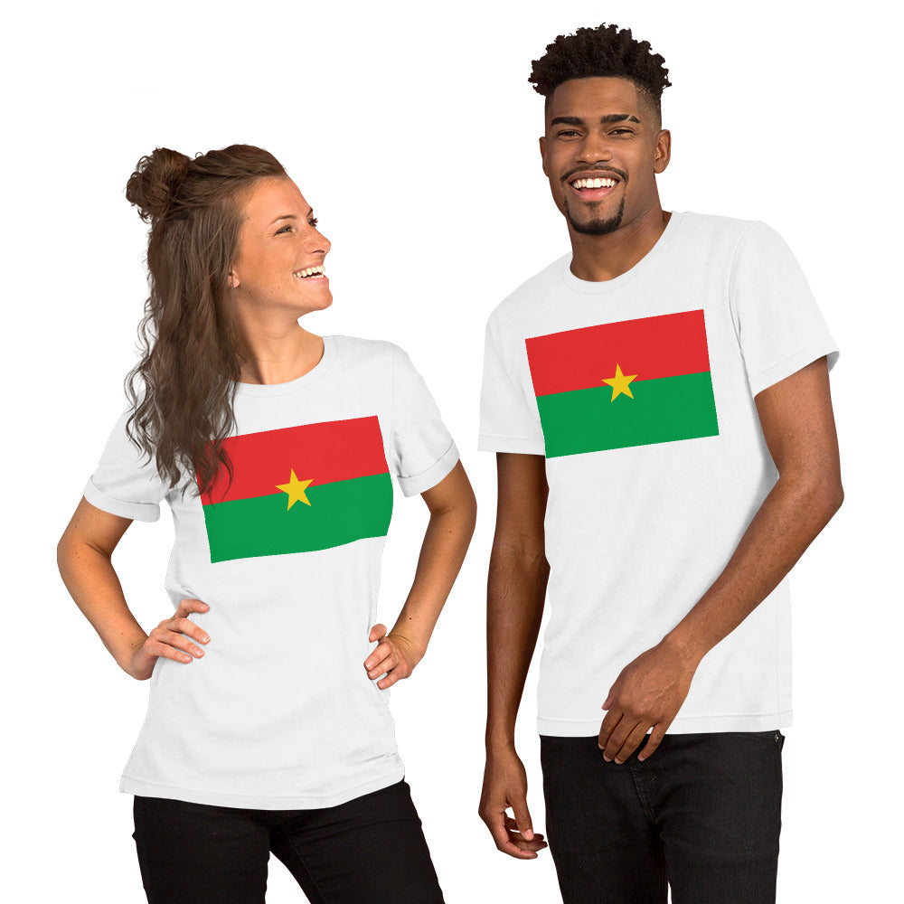 Burkina Faso flag Unisex t-shirt