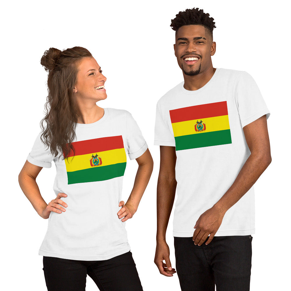 Bolivia flag Unisex t-shirt