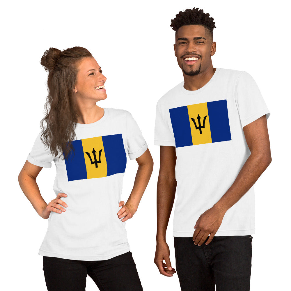 Barbados flag Unisex t-shirt