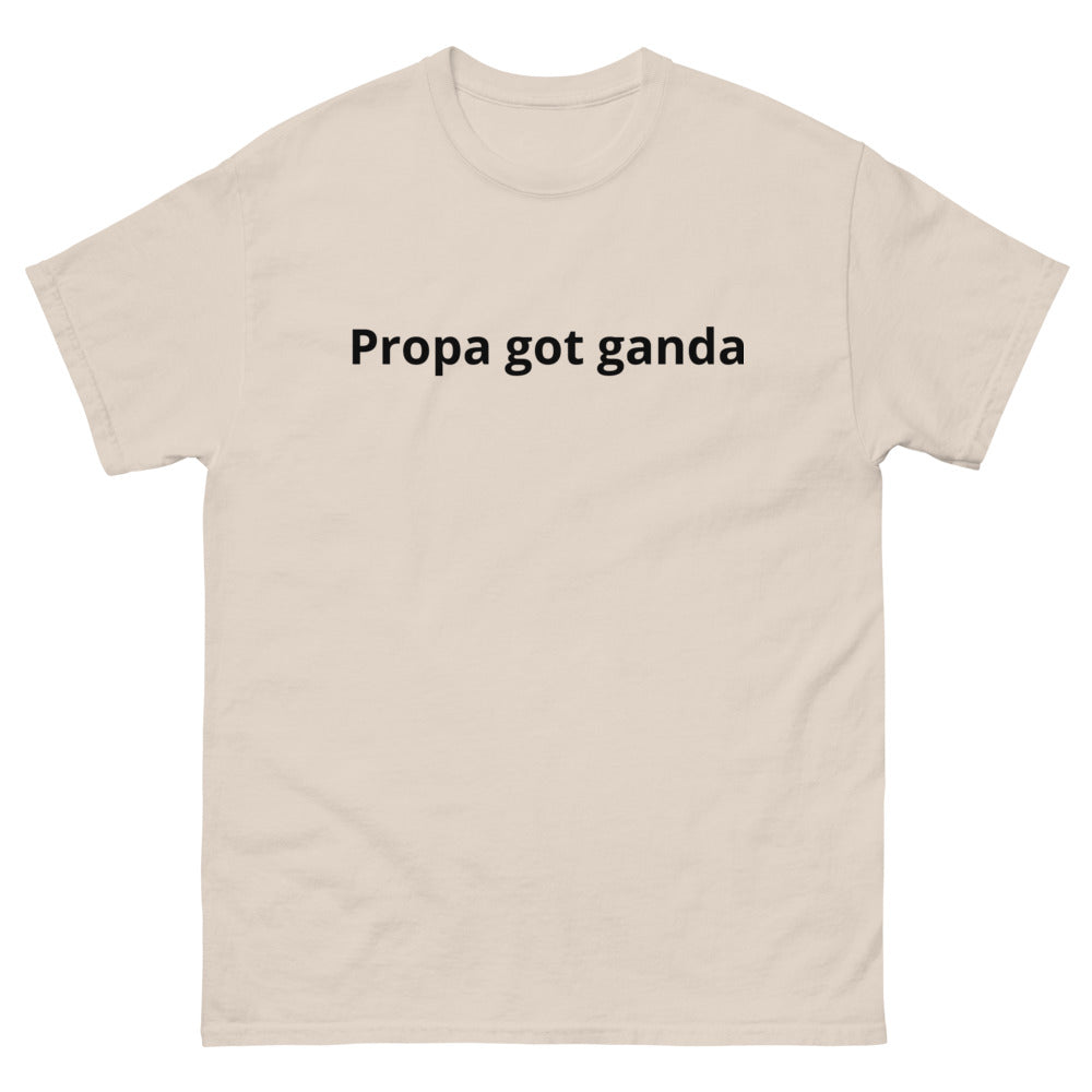 Propa got ganda Men's heavyweight tee