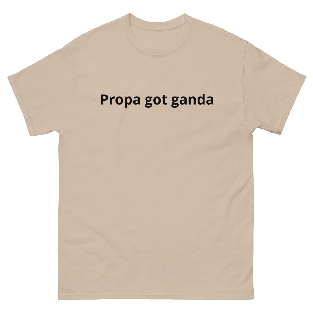 Propa got ganda Men's heavyweight tee