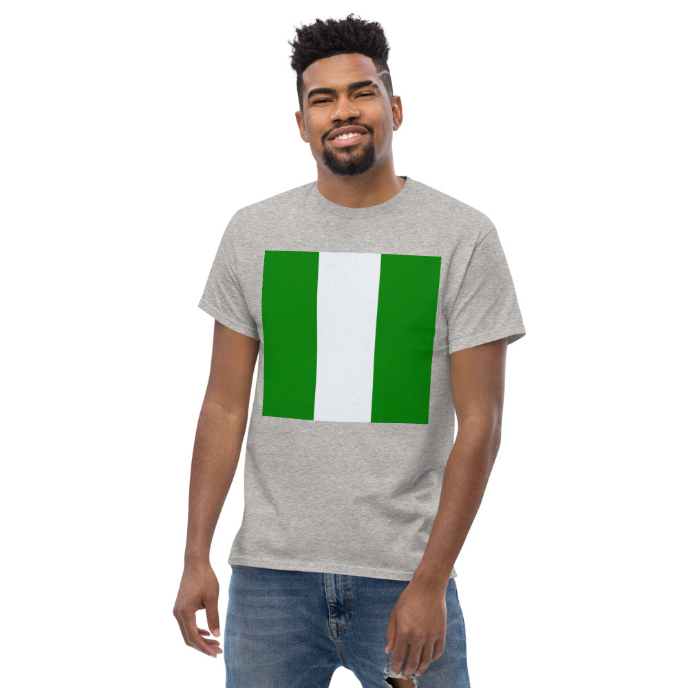 Nigeria Flag heavyweight tee