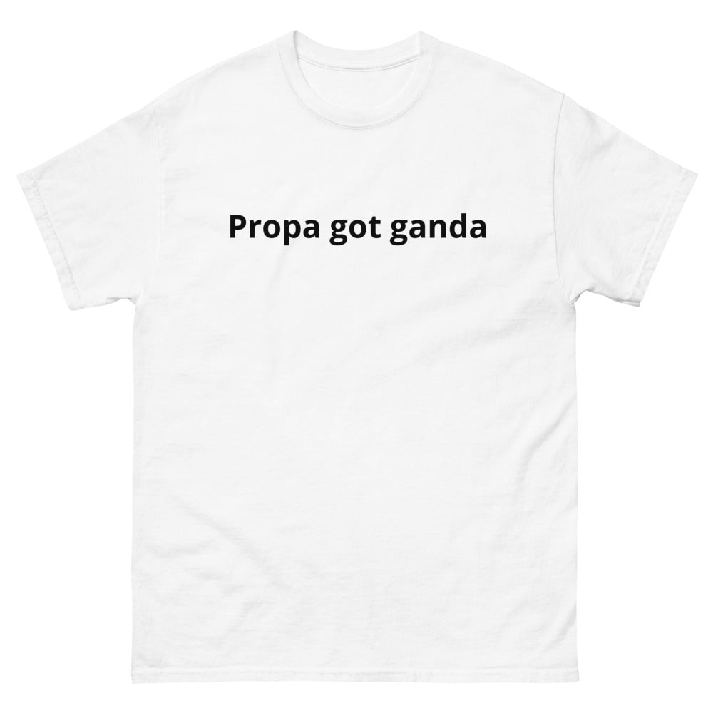 Propa got ganda Men's heavyweight tee