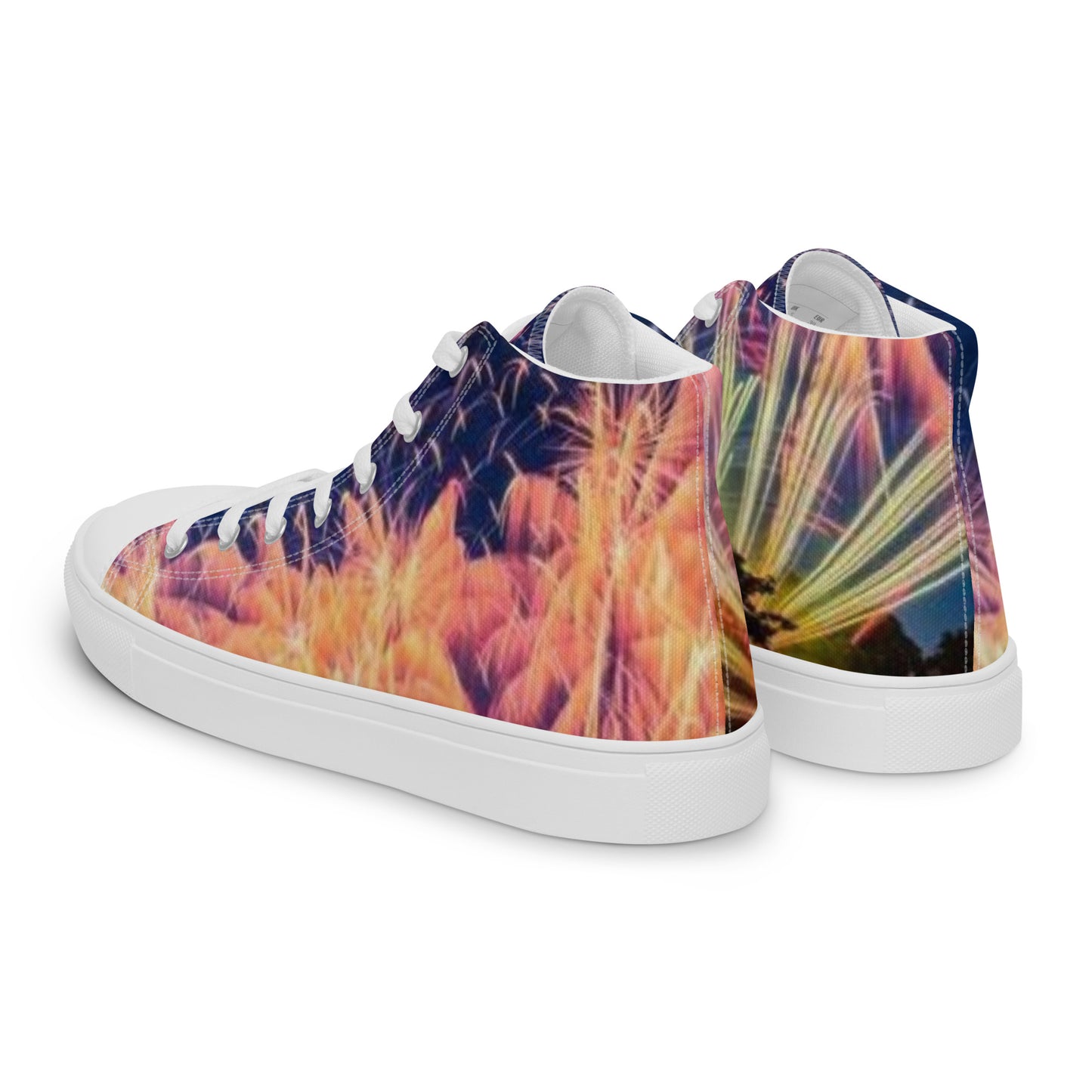 Fireworks Men’s high top canvas shoes