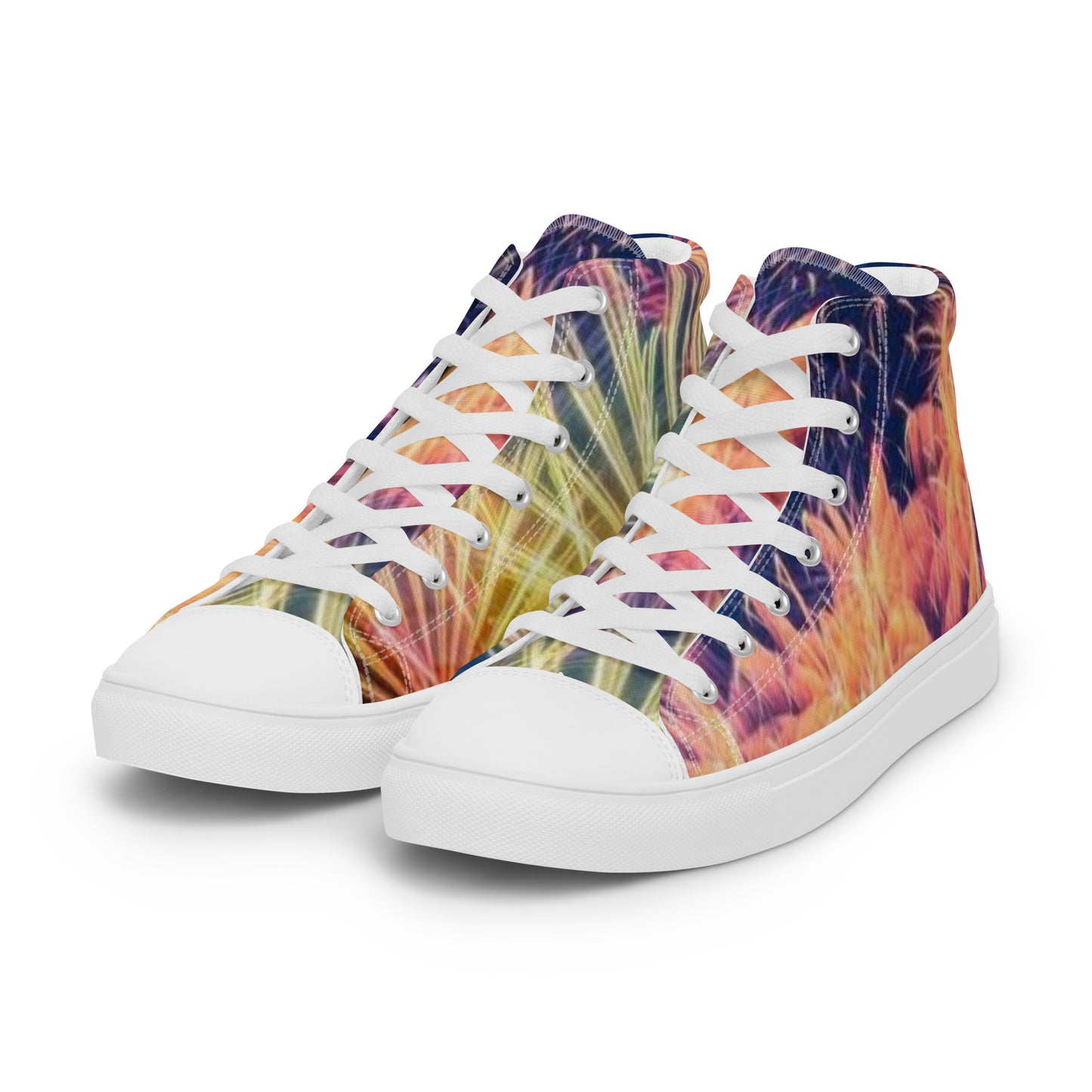 Fireworks Men’s high top canvas shoes