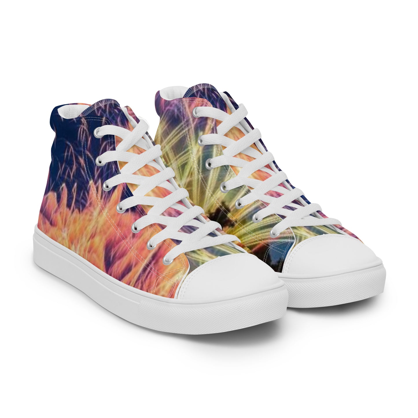 Fireworks Men’s high top canvas shoes