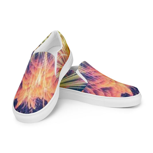 Fireworks Men’s slip-on canvas shoes