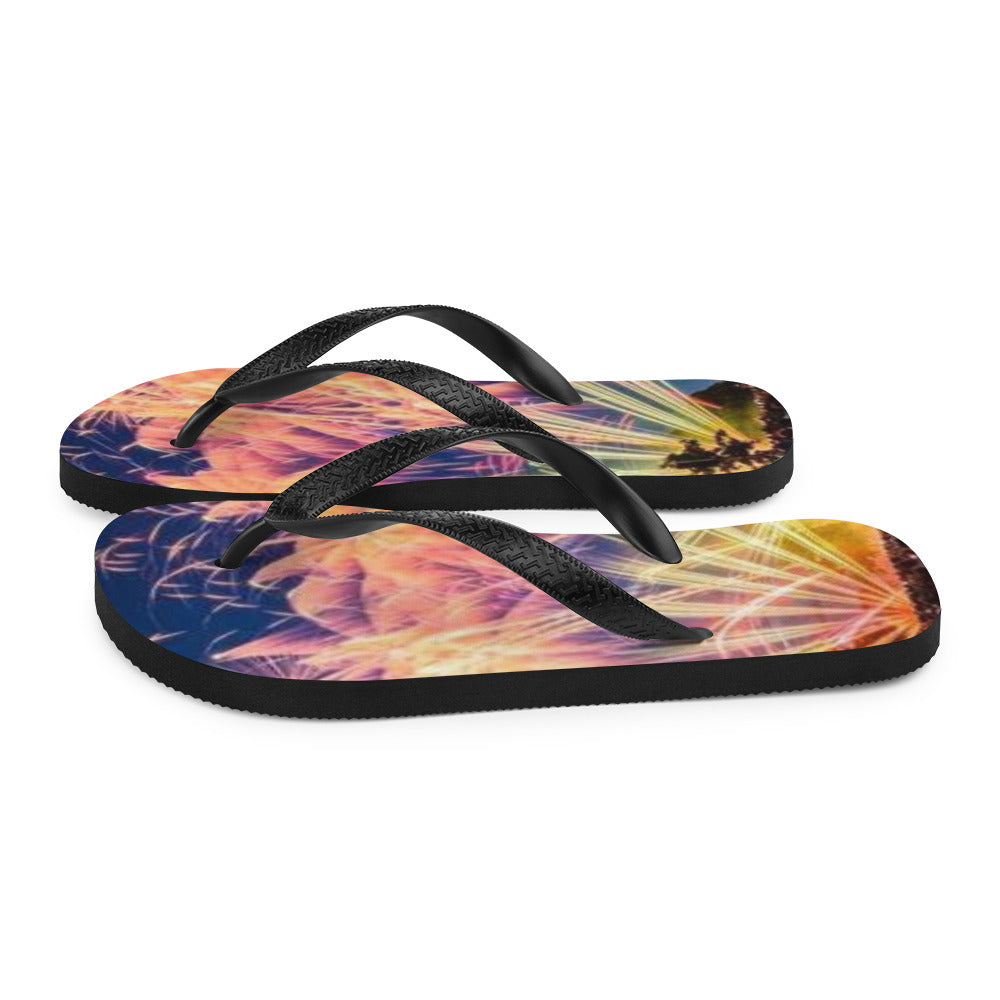 Fireworks Flip-Flops