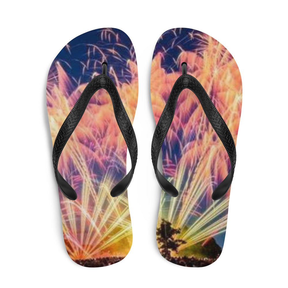 Fireworks Flip-Flops