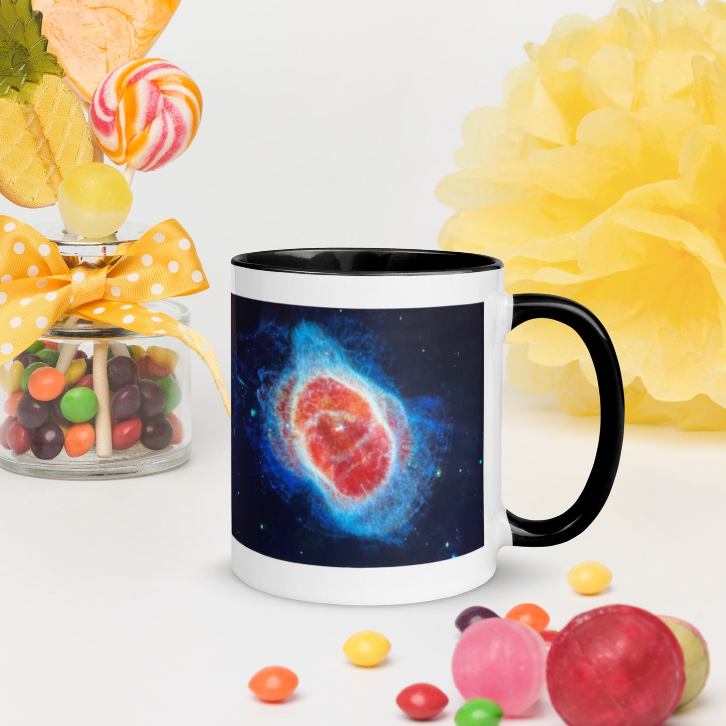 Webb Telescope 4 Mug with Color Inside
