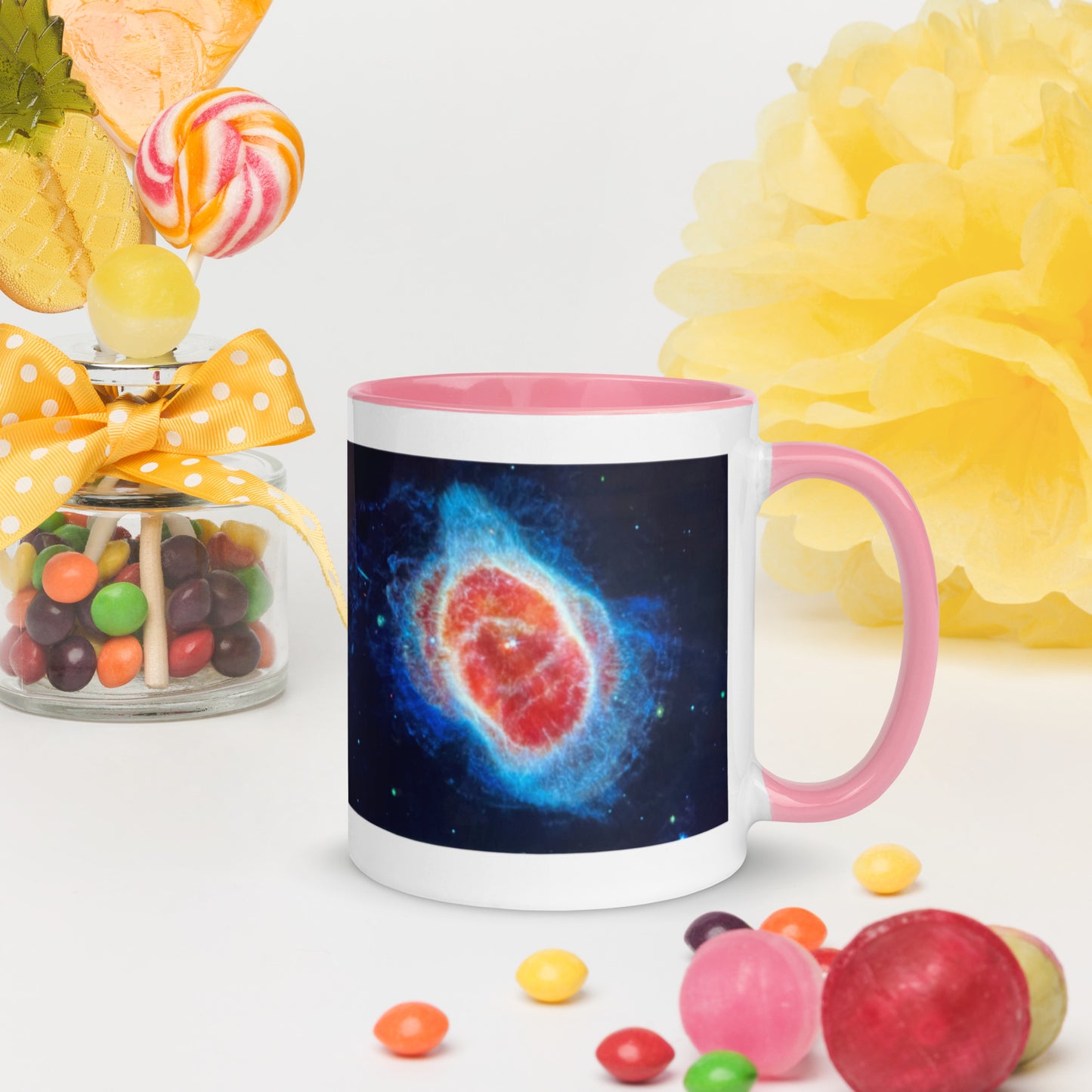 Webb Telescope 4 Mug with Color Inside
