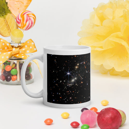 Webb Telescope 3 White glossy mug